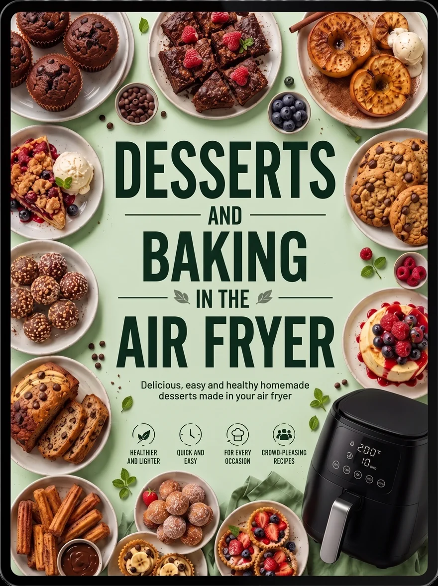 Desserts and Baking in the Air Fryer: 300 recipes (digital PDF)