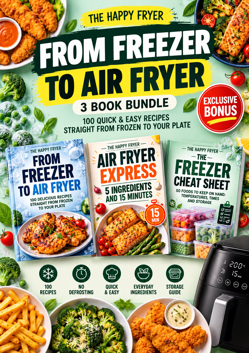 From Freezer to Air Fryer 3-book bundle (digital PDFs)