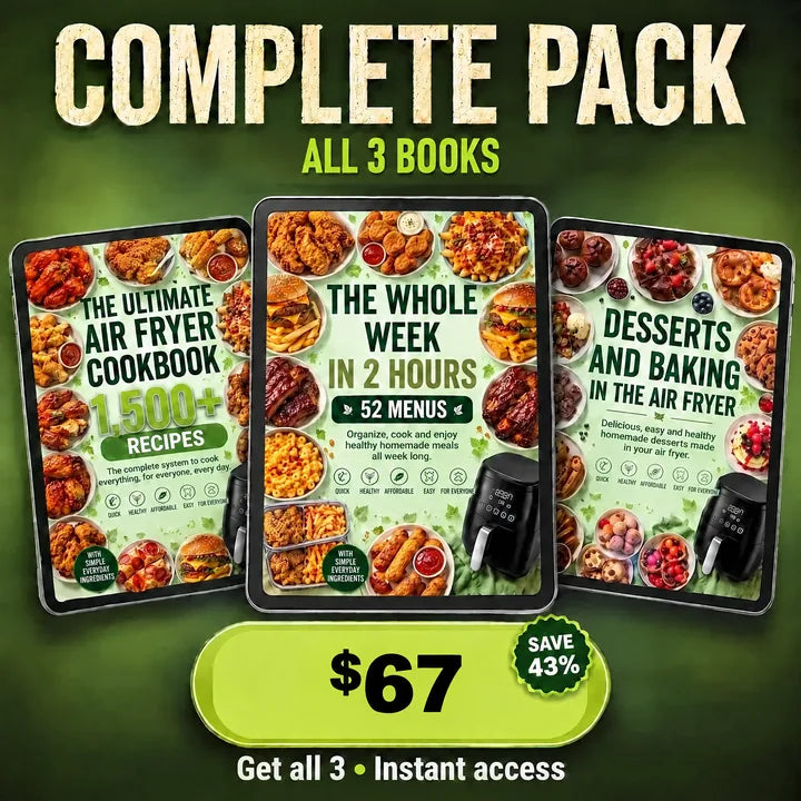 The Happy Fryer Pack: all three digital books for $67